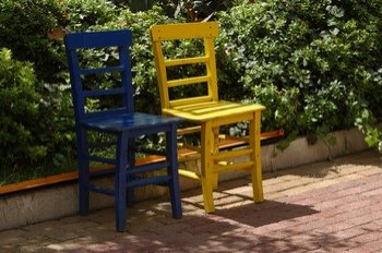 sessel bunt