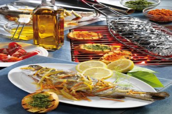 Gegrillte Forellen in Alufolie - fr 4 Personen