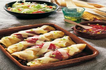 Mexikanische Maispfannkuchen - 8-12 Stck fr 4 Personen