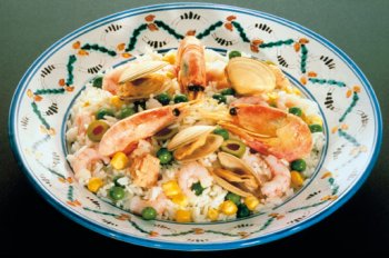 Spanischer Reissalat - fr 4 Personen