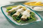 Cannelloni mit vegetarischer Fllung und Ksesauce - fr 4 Personen