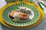 Lachskotelette mit Kresse-Sauce - fr 4 Personen
