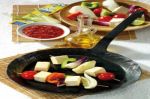 Vegetarischer Grillspie mit Tofu - 8 Spiee fr 4 Personen