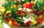 Gemse- Nudelsalat mit Rauke - erfrischende Mahlzeit