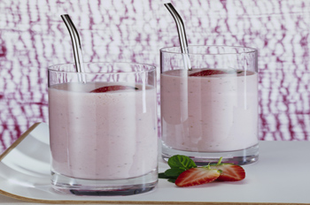 Erdbeer Chili Lassi mit Minze - Zutaten fr 4 Personen (ca. 1 Liter)