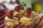 Bananen-Huhn-Snack - Zutaten fr 4 Portionen