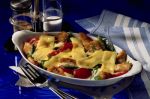 Gratinierte Putenpfanne - Zutaten fr 1 Portion