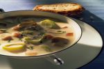 Kse-Porree-Suppe - Zutaten fr 2 Portionen