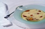 Mandel-Pudding mit gebrannten Mandeln - Zutaten fr 2 - 3 Portionen