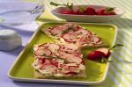 Knusperbrot mit Radieschen-Brunch - Zutaten fr 4 Scheiben
