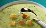 Rahmsuppe mit Brlauchpesto - fr 4 Personen