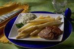 Schweinefilet mit Spargel und Petersilienreis - Zutaten fr 1 Portion