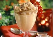 Vanille-Pudding  - mit Zimtsauce 
