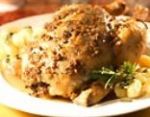 Winterliches Maronenhuhn - mit Rosmarin und Thymian 