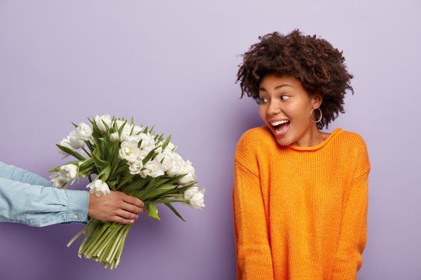 Blumen schenken!